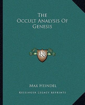 The Occult Analysis Of Genesis 1162894504 Book Cover
