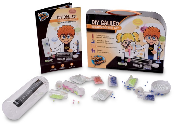 Toy Heebie Jeebies DIY Galileo Thermometer Kit - Ages Book