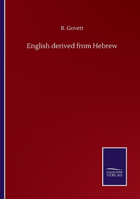 English derived from Hebrew 3846058742 Book Cover