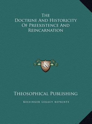 The Doctrine And Historicity Of Preexistence An... 1169400728 Book Cover