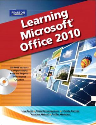 Learning Microsoft Office 2010, Standard Studen... 0135109124 Book Cover