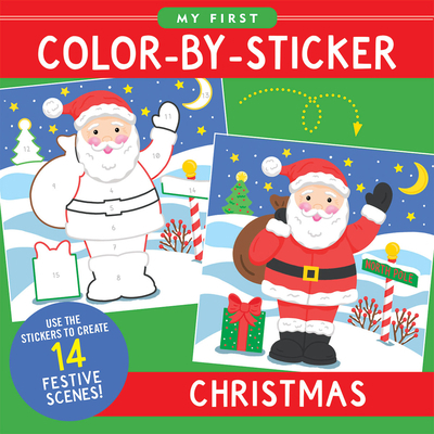 Christmas First Color by Sticker Book 1441339493 Book Cover