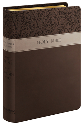 Large Print Wide Margin Bible-KJV [Large Print] 1619700883 Book Cover