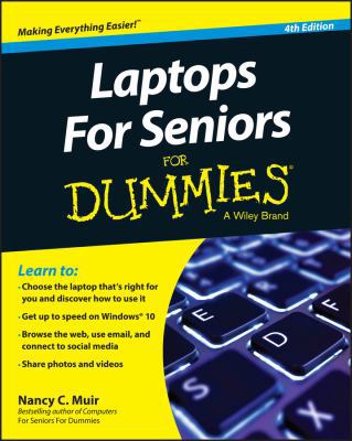 Laptops for Seniors for Dummies 1119049571 Book Cover