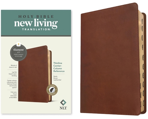 NLT Thinline Center-Column Reference Bible, Fil... 149647905X Book Cover