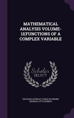 Mathematical Analysis Volume-1i(functions of a ... 1341472523 Book Cover