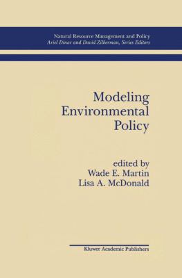 Modeling Environmental Policy 9401062587 Book Cover