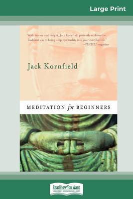 Meditation For Beginners (16pt Large Print Edit... 0369304179 Book Cover