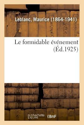 Le formidable événement [French] 2329035217 Book Cover