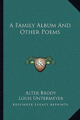 A Family Album and Other Poems 1163708704 Book Cover