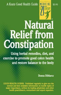 Natural Relief from Constipation 0879839589 Book Cover