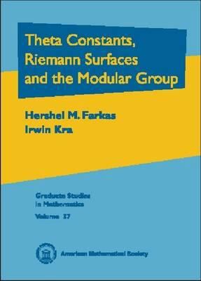 Theta Constants, Riemann Surfaces and the Modul... 0821813927 Book Cover