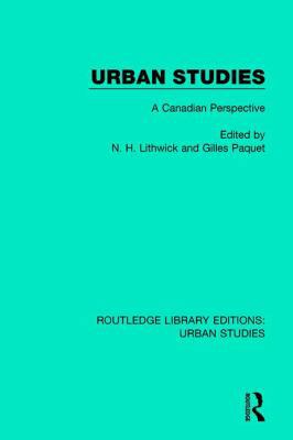 Urban Studies: A Canadian Perspective 1138051098 Book Cover