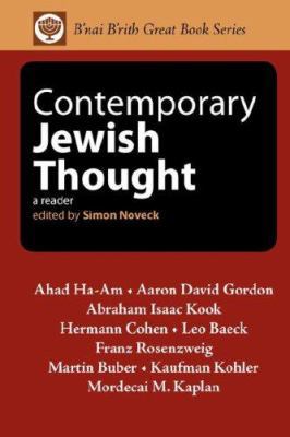 Contemporary Jewish Thought: A Reader 0978998065 Book Cover