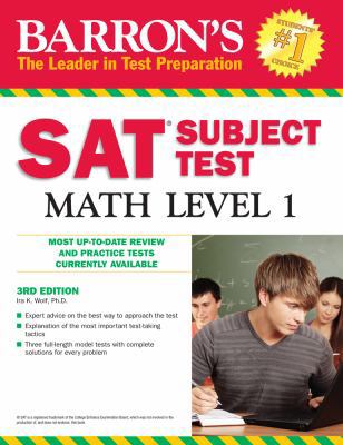 Barron's SAT Subject Test Math Level 1 0764143557 Book Cover