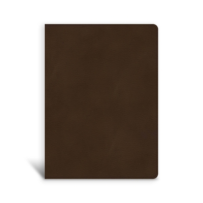 CSB Single-Column Wide-Margin Bible, Brown Leat... 1087742862 Book Cover