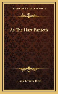 As the Hart Panteth 1163732958 Book Cover