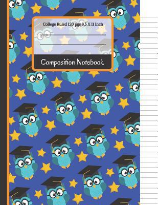 Composition Notebook: Owls & Stars College Rule... 1073330109 Book Cover