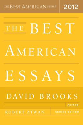 The Best American Essays 2012 0547840098 Book Cover