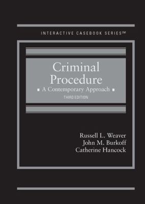 Criminal Procedure, A Contemporary Approach (In... 168467879X Book Cover