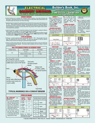 Electrical Conduit Bending Quick-Card 1889892866 Book Cover