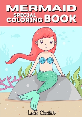 Mermaid special coloring book: Mermaids coloring book for ages 4-10 | Hours of activities to keep you busy at home | Original gift for Christmas | Large format 8.5 * 8.5 inches 61 pages