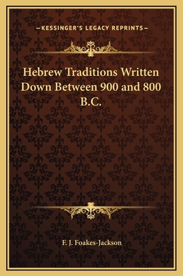 Hebrew Traditions Written Down Between 900 and ... 1169167659 Book Cover
