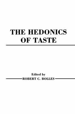 Hedonics of Taste 1138876011 Book Cover