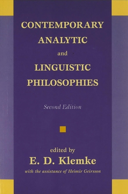 Contemporary Analytic and Linguistic Philosophies 1573928070 Book Cover
