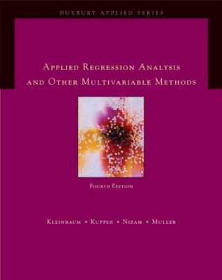 Applied Regression Analysis and Other Multivari... 0495384968 Book Cover
