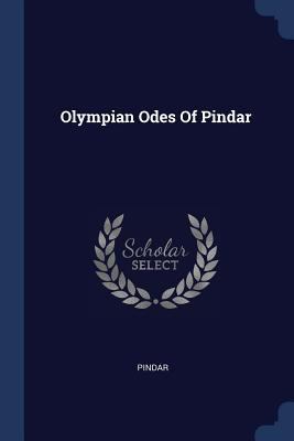 Olympian Odes Of Pindar 1377192865 Book Cover