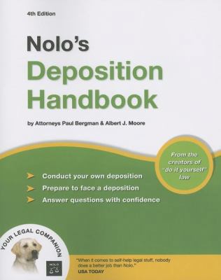 Nolo's Deposition Handbook 1413306268 Book Cover