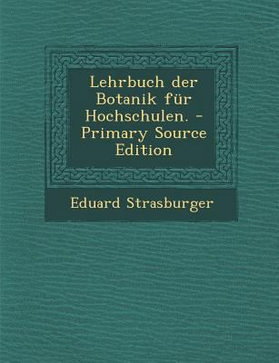 Lehrbuch Der Botanik Fur Hochschulen. [German] 129310633X Book Cover