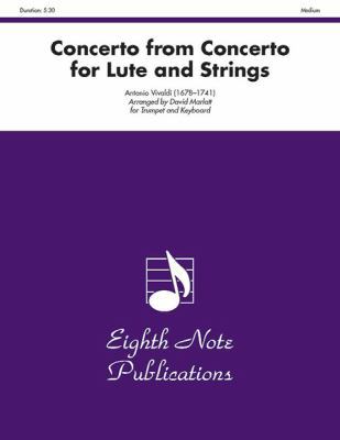 Concerto from Concerto for Lute and Strings, Me... 1554722179 Book Cover