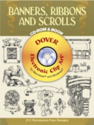 Banners, Ribbons and Scrolls [With CDROM] 0486996328 Book Cover