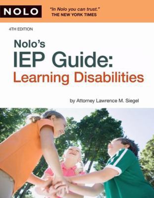 NOLO's IEP Guide: Learning Disabilities 1413309399 Book Cover