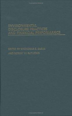 Environmental Disclosure Practices and Financia... 1567205232 Book Cover