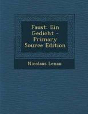 Faust: Ein Gedicht 1295092514 Book Cover