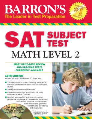 Barron's Sat Subject Test Math Level 2 1438071914 Book Cover