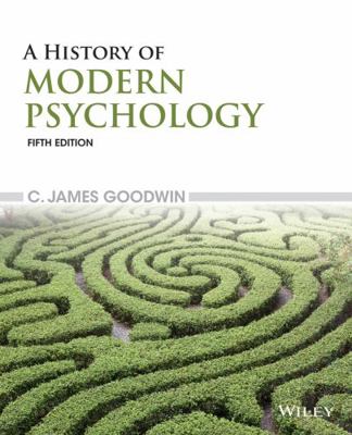 A History of Modern Psychology 1118833759 Book Cover