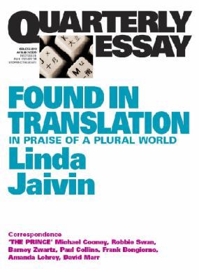 Found in Translation: In Praise of a Plural Wor... 1863956301 Book Cover