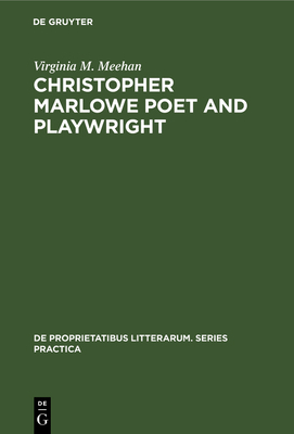 Christopher Marlowe Poet and Playwright: Studie... 9027933820 Book Cover