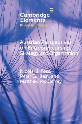 Austrian Perspectives on Entrepreneurship, Stra... 1108745806 Book Cover