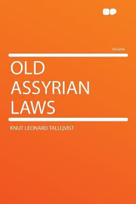 Old Assyrian Laws 1290302502 Book Cover
