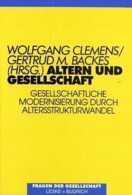 Altern Und Gesellschaft [German] 3810018821 Book Cover
