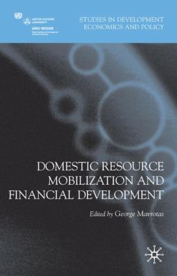 Domestic Resource Mobilization and Financial De... 0230201768 Book Cover