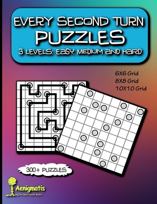 Every Second Turn Puzzles: 3 Levels: Easy, Medi... B08JB9R2R6 Book Cover