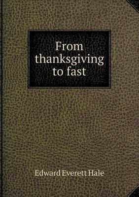 From thanksgiving to fast 5518701705 Book Cover