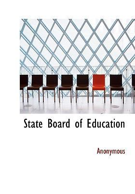 State Board of Education 1117990974 Book Cover