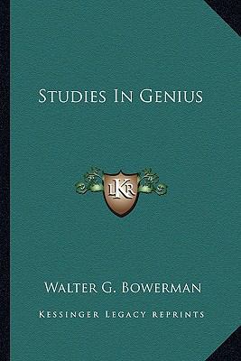 Studies In Genius 1162918535 Book Cover